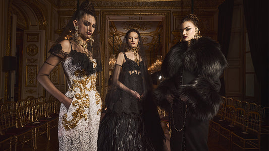 Les Siciliennes by Pooja Diamonds Moda. The exclusive show in Paris