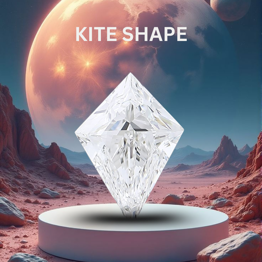 Kite Shape Lab Grown Diamond | Fancy Kite Cut CVD Diamond – Pooja Diamond