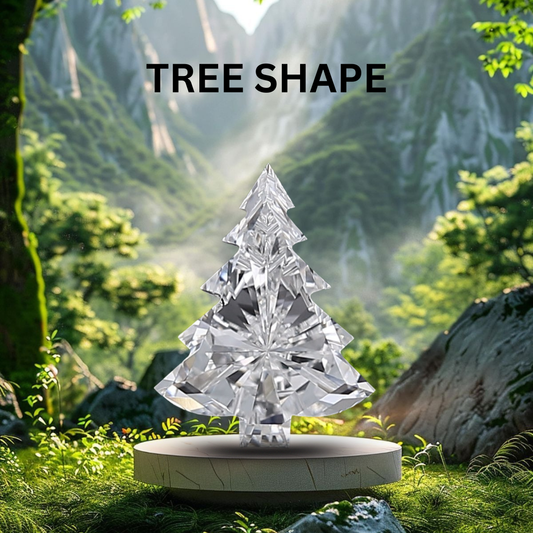 Lab Grown Tree Shape Diamond | Unique Fancy Cut Sustainable Diamond | Pooja Diamond