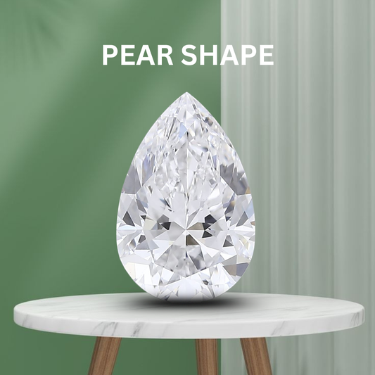 Pear Cut Lab Grown Diamond | Brilliant Pear Shape CVD Diamond – Pooja Diamond
