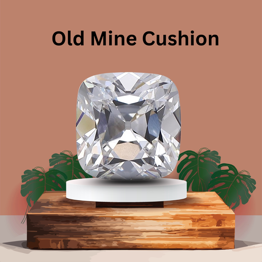 3.00 to 3.10 ct Old Mine Cushion Cut Lab Grown Diamond