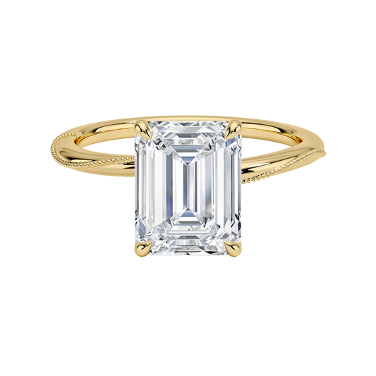 1 TO 5 CT Lab Grown Radiant Cut Diamond Ring in 10K/14K/18K Gold | Elegant Solitaire – Pooja Diamond|IGI Certified Lab Diamond
