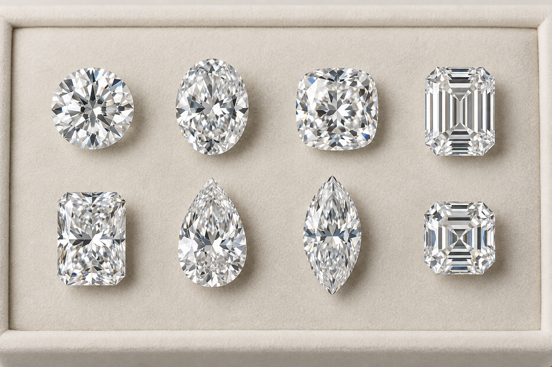 Diamond Shapes Explained: Round, Oval, Cushion, Emerald, Radiant & More