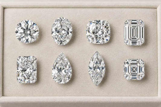 Diamond Shapes Explained: Round, Oval, Cushion, Emerald, Radiant & More