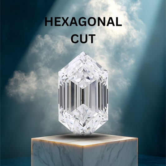 1 TO 5 CT Hexagonal Shape Lab Grown Diamond | Modern CVD Hexagon Cut Diamond – Pooja Diamond