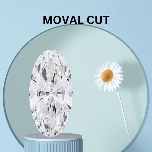 Moval Shape Lab Grown Diamond | Fancy Moval Cut CVD Diamond – Pooja Diamond