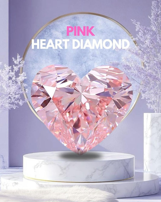 Heart Cut Pink Colour VVS/Vs Lab Grown Diamond, IGI Certified Eco Friendly Loose Diamond, CVD Diamond Engagement Ring For Customized Gift
