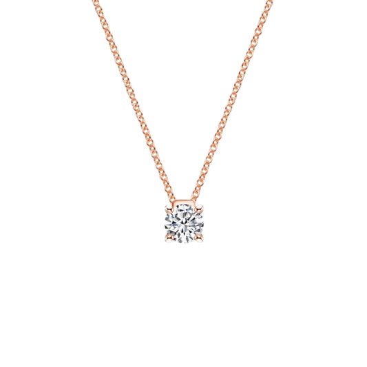 1 To 3 CT Floating Solitaire Round Cut Lab Grown Diamond Pendant in 10K/14K/18K Gold | Pooja Diamond | IGI Certified Lab Diamond