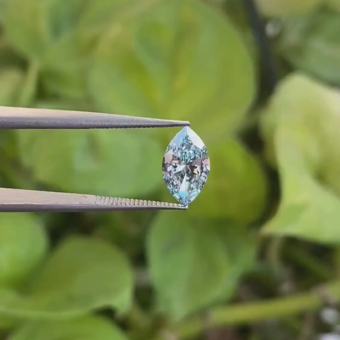 1 To 5 CT Blue Marquise Shape Lab Grown Diamond | Fancy Blue Marquise Cut CVD Diamond – Pooja Diamond