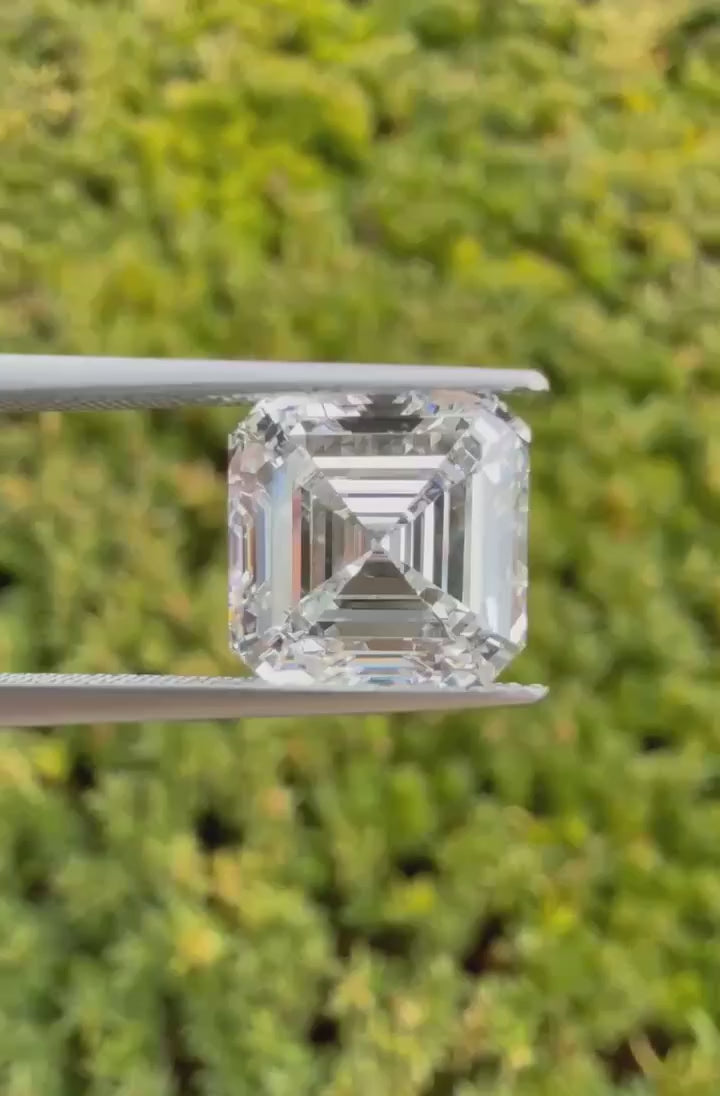 1 TO 5 Ct Asscher Cut Lab Grown Diamond | Vintage Square Step-Cut CVD Diamond – Pooja Diamond