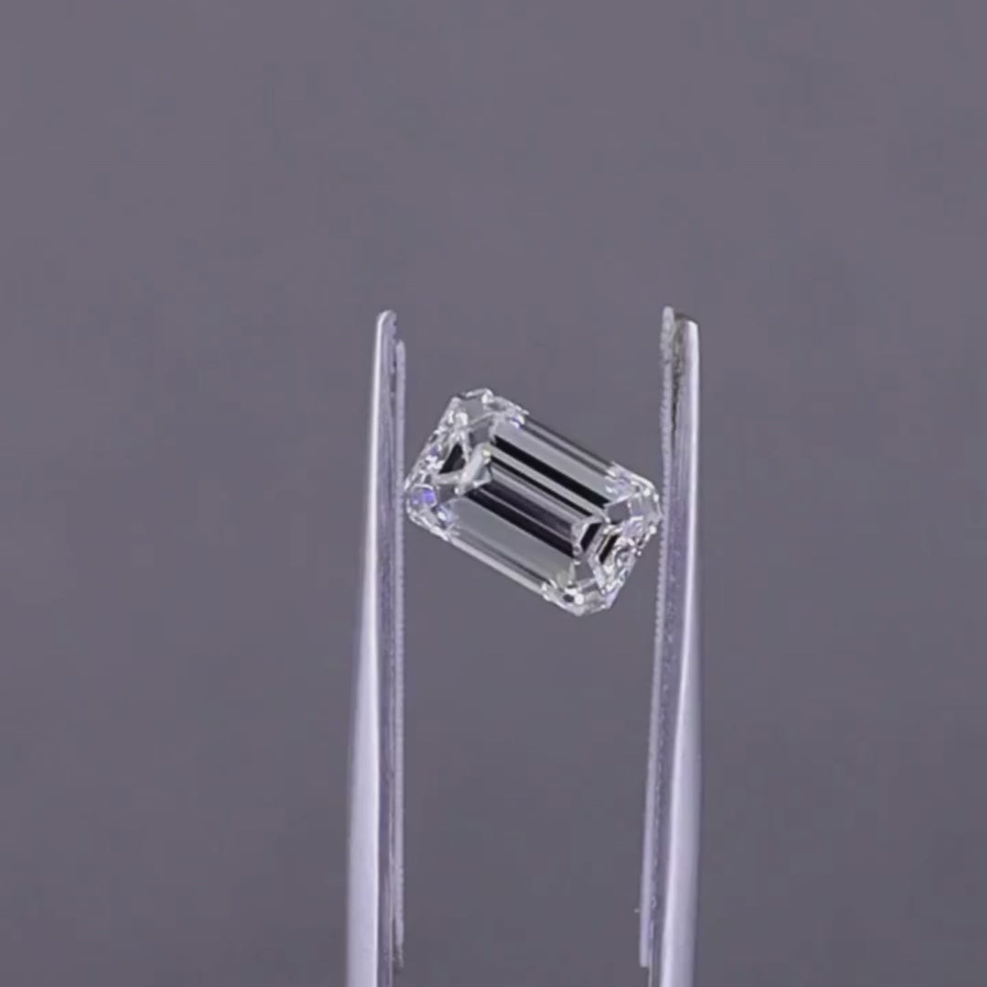 1 TO 5 CT Emerald Cut Lab Grown Diamond D/VVS2 | Classic Step Cut CVD Diamond – Pooja Diamond