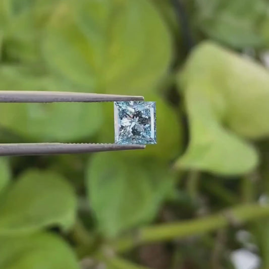 1 To 5 CT Blue Princess Shape Lab Grown Diamond | Fancy Blue CVD Princess Cut Diamond – Pooja Diamond