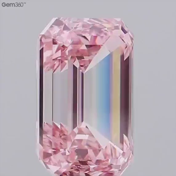 1 To 6 Ct Emerald Pink Colour IGI Certified Lab Grown Diamond Earrings, Rings & Gifts for Her