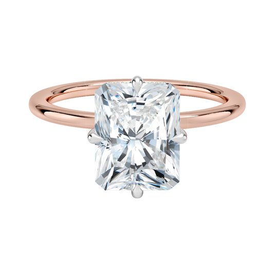 1 TO 5 CT Classic Radiant Cut Lab Grown Diamond Ring – Ethical Luxury in 10K/14K/18K Gold |IGI Certified Lab Diamond