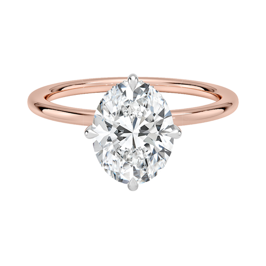 1 TO 5 CT Classic Oval Cut Lab Grown Diamond Ring – Ethical Luxury in 10K/14K/18K Gold |IGI Certified Lab Diamond