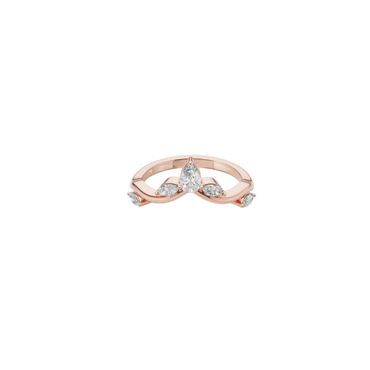 Contemporary Pear & Marquise Lab Grown Diamond Ring