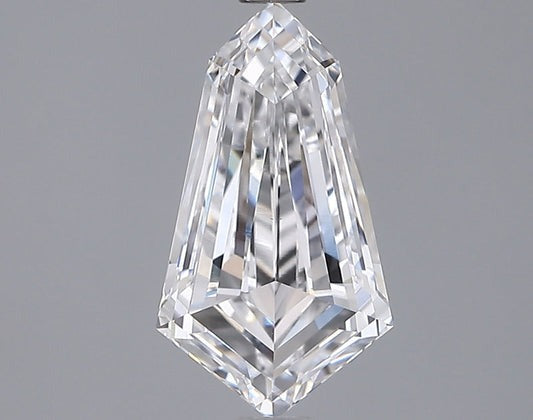 Shield Cut Lab Grown Diamond | Unique Geometric CVD Diamond – Pooja Diamond