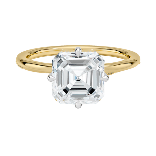 1 TO 5 CT Classic Asscher Cut Lab Grown Diamond Ring – Ethical Luxury in 10K/14K/18K Gold |IGI Certified Lab Diamond
