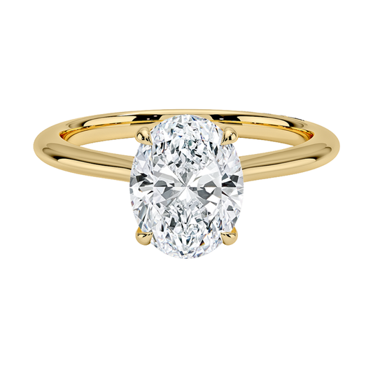 1 To 5 Ct Tacori Founder’s Petite Oval Cut Lab Grown Diamond Ring | Pooja Diamond | IGI Certified Lab Diamond