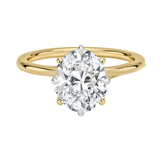 1 TO 5 CT Classic Oval Cut Lab Grown Diamond Ring – Ethical Luxury in 10K/14K/18K Gold |IGI Certified Lab Diamond