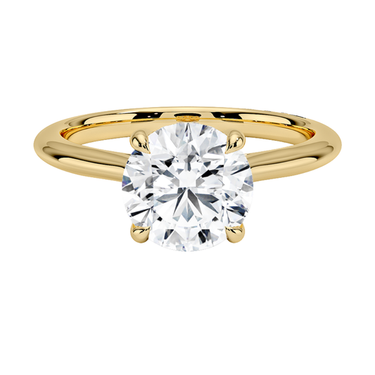1 To 5 Ct Tacori Founder’s Petite Round Cut Lab Grown Diamond Ring | Pooja Diamond | IGI Certified Lab Diamond