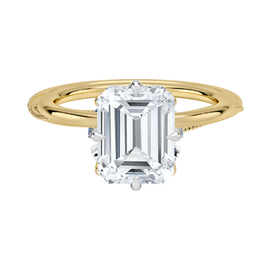 1 TO 5 CT Classic Emerald Cut Lab Grown Diamond Ring – Ethical Luxury in 10K/14K/18K Gold |IGI Certified Lab Diamond