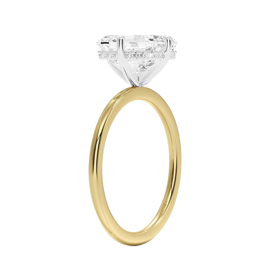 1 TO 5 CT Classic Cushion Cut Lab Grown Diamond Ring – Ethical Luxury in 10K/14K/18K Gold |IGI Certified Lab Diamond