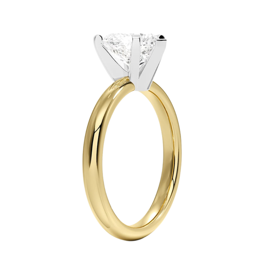 1 TO 5 CT Lab Grown Heart Shape Diamond Solitaire Ring in 10K/14K/18K Gold | Classic Love Engagement Ring – Pooja Diamond | IGI Certified Lab Diamond