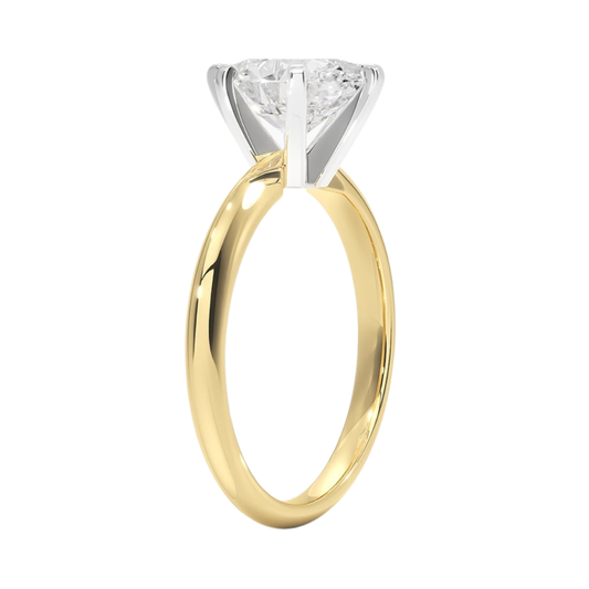 1 TO 5 CT Lab Grown Oval Shape Diamond Solitaire Ring in 10K/14K/18K Gold | Romantic Engagement Ring – Pooja Diamond | IGI Certified Lab Diamond