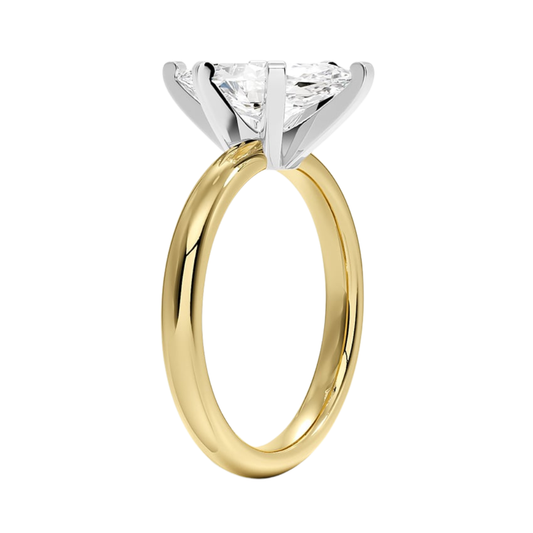1 TO 5 CT Lab Grown Marquise Shape Diamond Solitaire Ring in 10K/14K/18K Gold | Classic Love Engagement Ring – Pooja Diamond | IGI Certified Lab Diamond